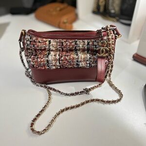 Chanel Multicolor Tweed Crossbody Bag